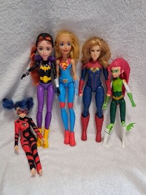 Superhero Girls Mixed Doll Set - Multicolor